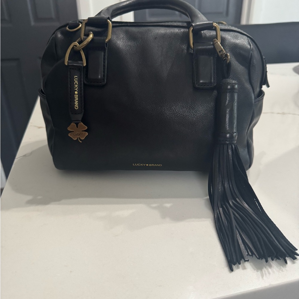 Lucky Brand Jordan Leather Mini Satchel Crossbody